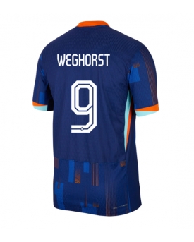 Paesi Bassi Wout Weghorst #9 Maglia Gara Trasferta Repliche Europei 2024